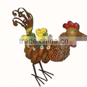 YS10230 garden rooster outdoor decor made in Xiamen with size 24*12*23.5"