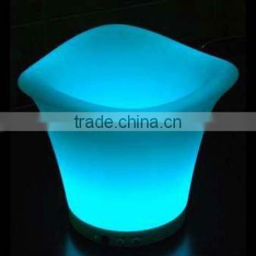 RGB color change LED Champagne ice bucket