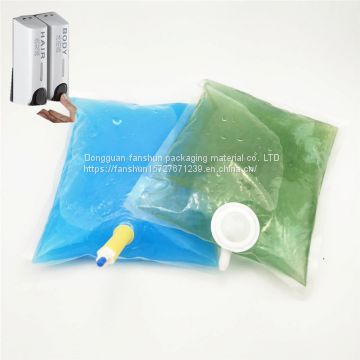 Hand press soap bag to disinfect and wash mobile phone hanging wall alcohol press pump head soap bag is alcohol-resistant