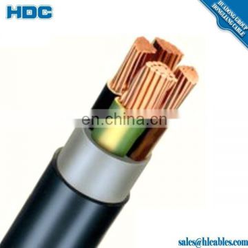 0.6/1KV cable muti cores annealed copper conductor xlpe insulated steel armor pvc sheath power cable YJV22-0.6/1kV 3x2.5mm2