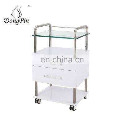 hair salon trolley cart beauty cart with wheels portable