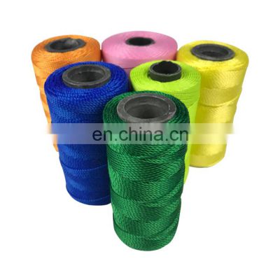 Nylon Fishing Twine 210D Hot Sale PP Twine With Spools Different Colours
