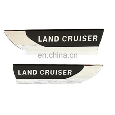 Car side fender emblem letter Badge Sticker Decal used cars for toyota land cruiser 200
