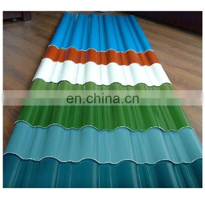 Colored Zinc Corrugated Steel Roofing Sheet Metal For Shed