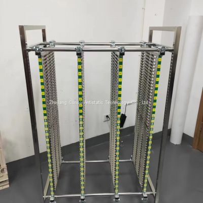 high quality stainless steel pcb storage handling trolley carts pcba