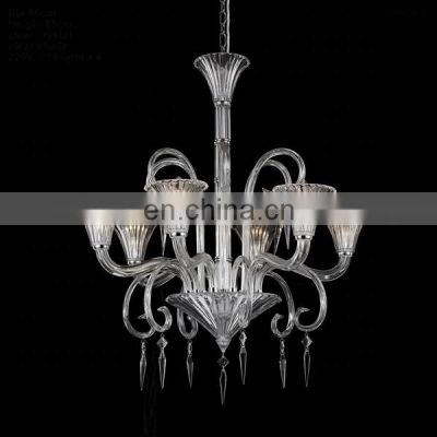 Made in China european style indoor lighting luxury 6 lights k9 crystal chandelier