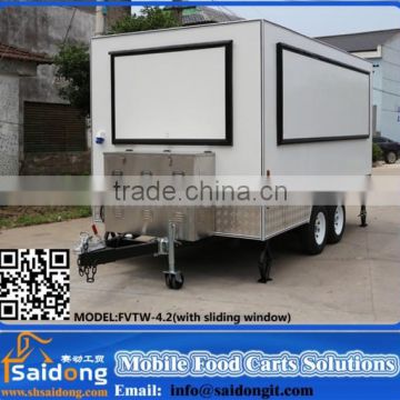 Best Price Mobile Hot Dog Cart Food Trailer Ice Cream Trailer For Sale