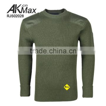 2015 New 100% Wool Military heavy wool sweater