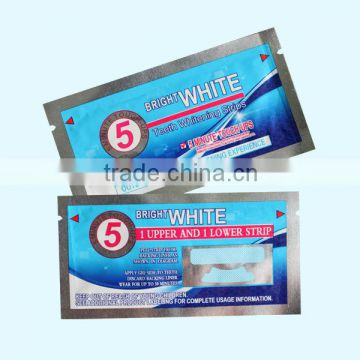 Highly Viscosity Elastic Gel Tooth Strips Dental Whitening Strips Non Peroxide best selling products in America