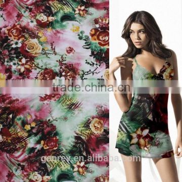 polyester fabric factory direct sale poly knit spandex print digital print polyester fabric print knit fabirc