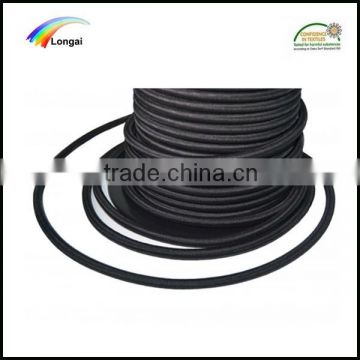 free samples coiled round 3mm black elastic cord for garment