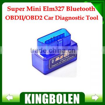 Latest version super mini elm327 bluetooth OBD2 Scanner ELM 327 Bluetooth Smart Car Diagnostic Interface ELM 327 V2.1 Scan