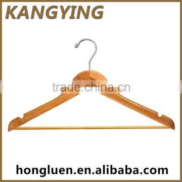 China Alibaba Good Quality Natural Clothes Hanger Wooden