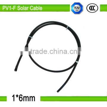 PV1-F 1*6mm2 XLPE Insulated Sheath for solar power system pv solar cable