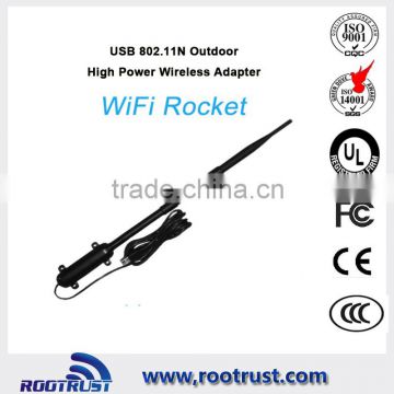 factory supply 2014 new USB 802.11N Outdoor High Power Wireless Adapter for car