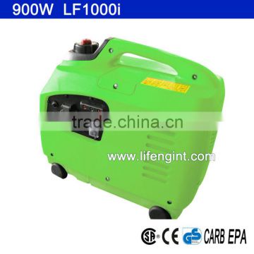 900W rated power EPA CARB CSA CE GS certification gasoline inverter portable generator LF1000i