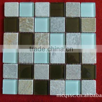 mosaic glass&slate