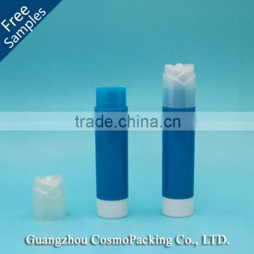 Fancy PP Lip Balm Containers,factory wholesale plastic round lip balm packaging