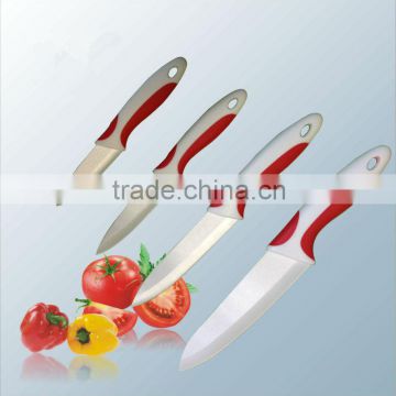 Good Design Ceramic knife set with ABS & TPR handle