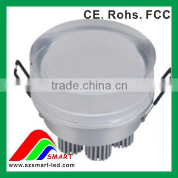 round led ceiling down light in crystal cover
