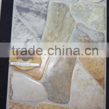 300x300mm high quality rustic floor tile 3D Inkjet printing flooring tile