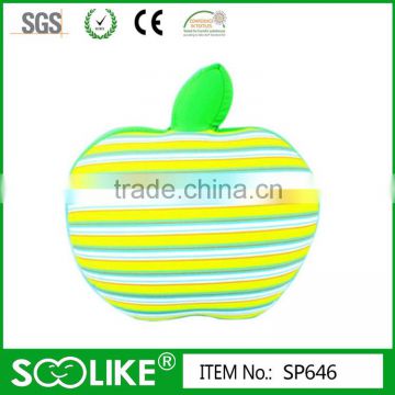 apple shaped pillow with microbeads filling