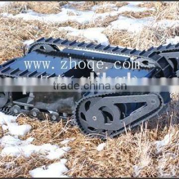 Produce/ manufacture robot rubber track chassis