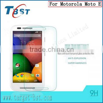 High Quality 9H Hardness Anti Explosion Tempered Glass Screen Protector for Motorola MOTO E