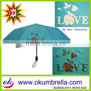 Top quality magic color changing umbrella Ok factory