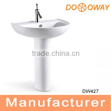 Economic Ceramic wash basin pedestal DW427