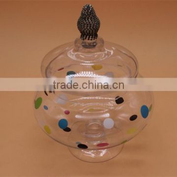 Glass Candy Jar With Lid