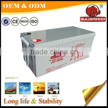 Fine regulated VRLA battery 12v 200ah deep cycle battery with best price