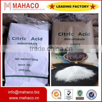 food grade china citric acid