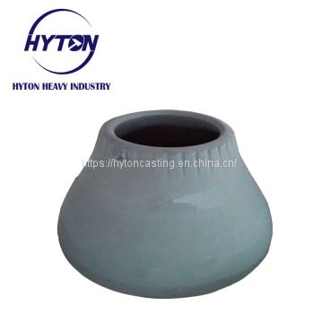 component parts mantle bowl liner of Mn13Cr2 apply for gp220 metso nordberg cone crusher