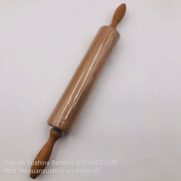 Wooden Rolling Pin, Handles With Paint, Made of Chinese Cherry