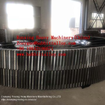 Mill girth Gears, ring Gears, bull Gears, pinions and shafts from China Factory directly