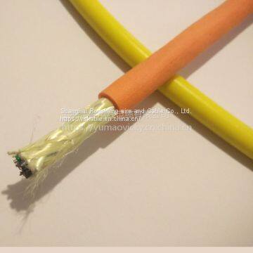 Flexible Rov Cable Sheath Orange & Blue Rov Wire Umbilical