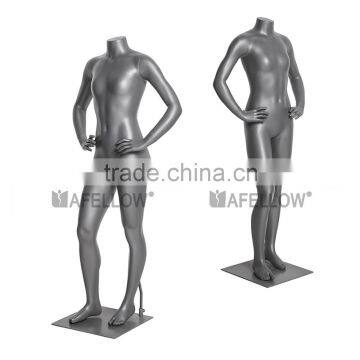 Wholesale Fiberglass Mannequin Black Girls Mannequin Teenager Headless Dummy HEF-26