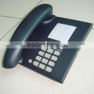 Basic features pulse tone easy dialing rubber button office desk phone