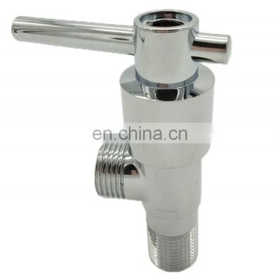 Straight Cast Steel Storm 2 Water Double Outlet Brass Faucet Shut Off 3 Way Turn Angle Stop Valve