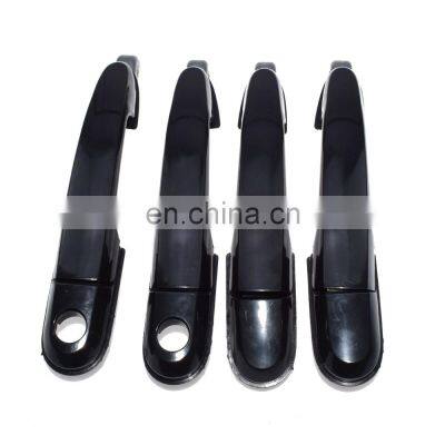 NEW PRIMED BLACK Exterior Outside Door Handle SET OF 4 for 05-09 Hyundai Tucson