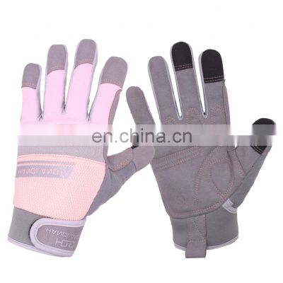 HANDLANDY Lady Pink Garden Light duty gloves Farm Yark working protective gardening Gloves for Women