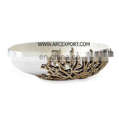 Leaf decor fancy dish bowl