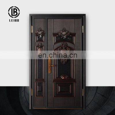 Small front double door designs exterior metal door price cast aluminum gate