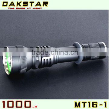 DAKSTAR NEW MT16-1 XM-L U2 1000LM 18650 CREE Side Switch High Power Searching Tactical White Rechargeable Flash Light LED