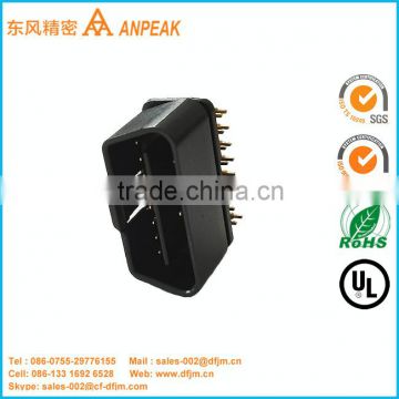 China alibaba 16 pin right angle connector for pcb board