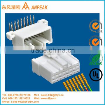 2.2mm pitch Wire to Board 16pin Right Angle Automotive Connector for Entertainment Systerm