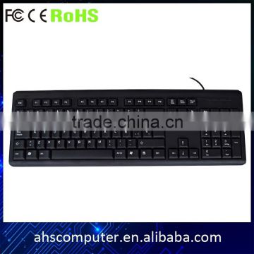 Low price wired USB PS2 standard office computer keyboards