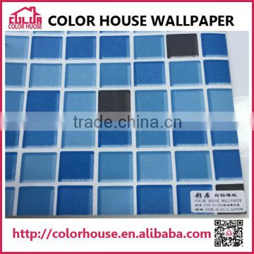 NEW 3D mosaic brick design wallpaper, different design color choose