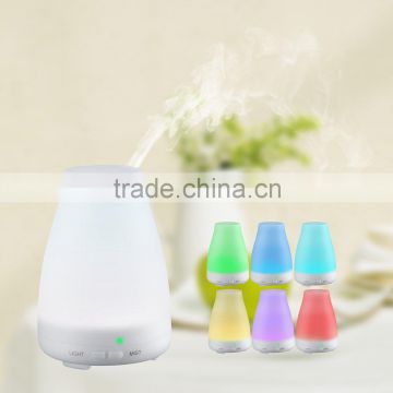 Veister Aromatherapy Diffuser Portable Ultrasonic Aroma Humidifier with 7 Color Changing LED Lamps